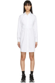 MM6 Maison Margiela - White Poplin Shirt Dress