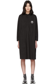 MM6 Maison Margiela - Black Kangaroo Pocket Dress