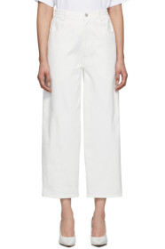 MM6 Maison Margiela - Off-White 5-Pocket Lounge Pants