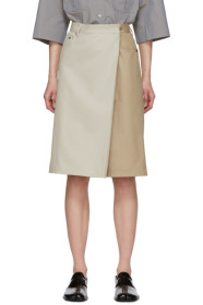 MM6 Maison Margiela - Beige Crossover Shorts