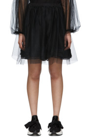 MM6 Maison Margiela - Black Tulle Skirt
