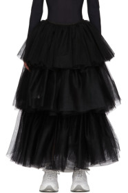 MM6 Maison Margiela - Black Tulle Skirt