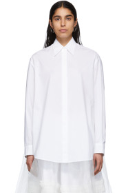 MM6 Maison Margiela - White 'Just Margiela' Shirt