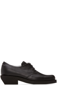MM6 Maison Margiela - Black Leather Oxfords