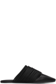 MM6 Maison Margiela - Flâneurs à enfiler noirs Multi Strap