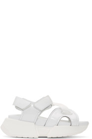 MM6 Maison Margiela - ホワイト マルチ ストラップ サンダル