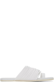 MM6 Maison Margiela - White Multi Strap Toe Sandals