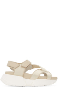 MM6 Maison Margiela - Off-White Multi Strap Sandals