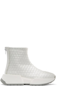 MM6 Maison Margiela - White Bubble Wrap Sneakers