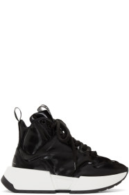 MM6 Maison Margiela - Black Padded High-Top Sneakers