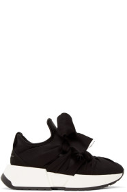 MM6 Maison Margiela - Black Flare Sneakers