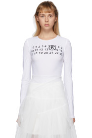MM6 Maison Margiela - 白色徽标连体衣