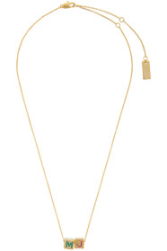 Marc Jacobs - 金色 The Toy Blocks 项链