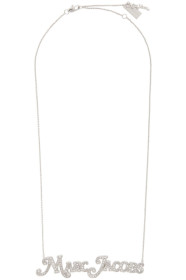 Marc Jacobs - 银色 New York Magazine 联名 The Nameplate Pendant MJ 项链