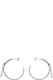 Marc Jacobs - 银色 Zipper 耳环