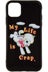 Marc Jacobs - Étui pour iPhone 11 noir 'My Life Is Crap' édition Magda Archer