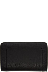 Marc Jacobs - Portefeuille noir 'The Textured Box' Compact