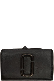 Marc Jacobs - Porte-cartes noir Snapshot Compact