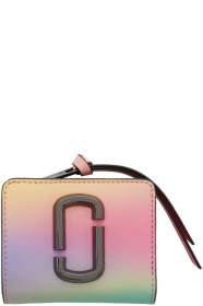 Marc Jacobs - Portefeuille multicolore Mini Snapshot Compact
