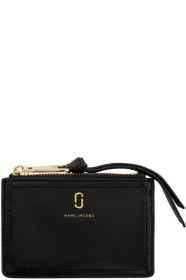 Marc Jacobs - 黑色 The Softshot 拉链钱包