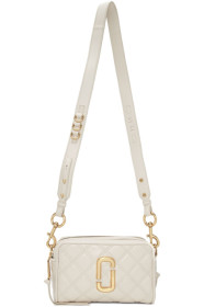 Marc Jacobs - Sac blanc 'The Quilted Softshot' 21