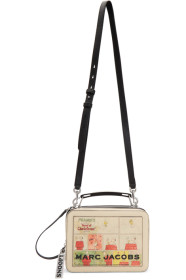 Marc Jacobs - Sac noir et beige 'The Box' édition Peanuts