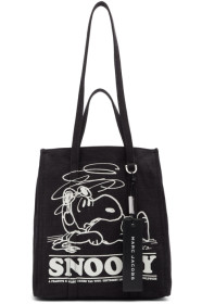 Marc Jacobs - Cabas noir 'The Tag' édition Peanuts