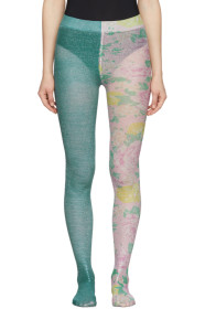 Marc Jacobs - Collant bleu 'The Left & Right Print'