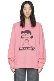 Marc Jacobs - Pull molletonné rose Lucy édition Peanuts