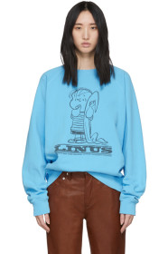 Marc Jacobs - Pull molletonné bleu Linus édition Peanuts