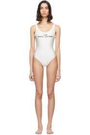 Marc Jacobs - Maillot de bain une pièce blanc 'The Logo'