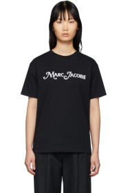 Marc Jacobs - T-shirt noir 'The Logo' édition New York Magazine