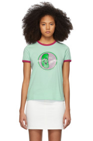 Marc Jacobs - T-shirt vert 'The Ringer'