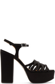 Marc Jacobs - Black 'The Glam' Heeled Sandal