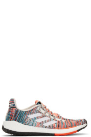 adidas x Missoni - ホワイト & オレンジ パルスブースト HD スニーカー