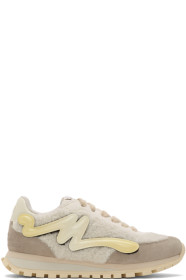 Marc Jacobs - Off-White Shearling 'The Jogger' Sneakers