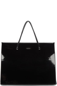 Medea - Black Vinyl Prima Hanna Bag