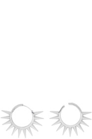 Alan Crocetti - Silver Loophole Spur Earrings