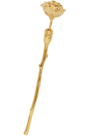 Alan Crocetti - Gold Rose Single Earring