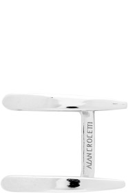 Alan Crocetti - Silver Viper Single Ear Cuff