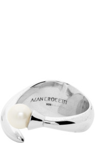 Alan Crocetti - Bague argentée Pearl Raptor