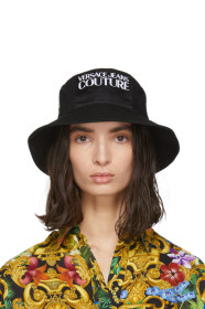 Versace Jeans Couture - Black Logo Bucket Hat
