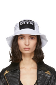 Versace Jeans Couture - White Logo Bucket Hat