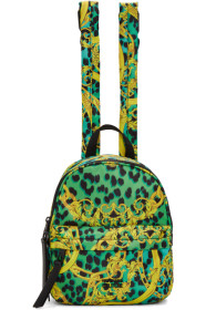 Versace Jeans Couture - Blue & Yellow Barocco Backpack
