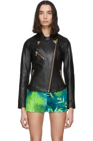 Versace Jeans Couture - Black Leather Jacket