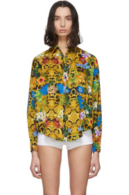 Versace Jeans Couture - Multicolor Tropical Print Shirt
