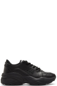 Versace Jeans Couture - Black Chunky Sole Sneakers