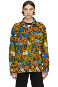 Versace Jeans Couture - 多色 Barocco Jungle 牛仔夹克