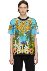 Versace Jeans Couture - 多色 Barocco Jungle T 恤