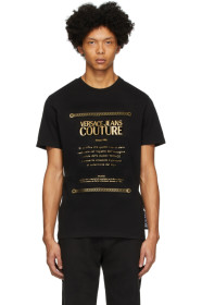Versace Jeans Couture - 黑色 Warranty Label T 恤